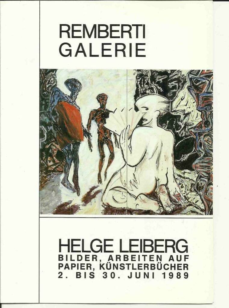 Faltblatt Remberti Galerie Leiberg